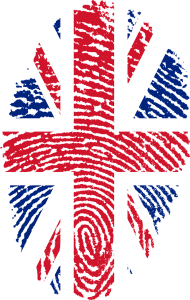 UK Flag Thumbprint